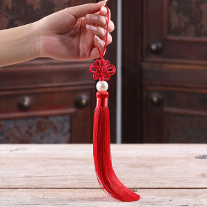 好欢喜diy中国结吊穗加粗中国结流苏穗子实心流苏工艺挂须吊坠红