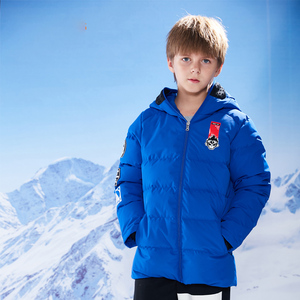 安踏童装男童羽绒服连帽百搭中大童冬季保暖时尚潮外套a35848912