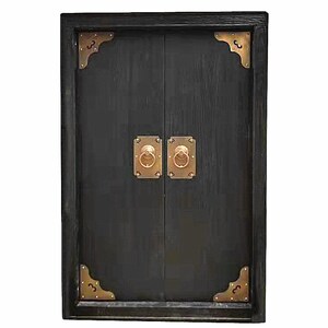 仿古木门庭院中式大门实木农村别墅大h门对开门双开老式门家用进