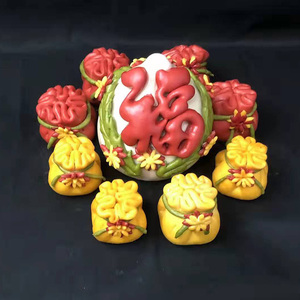 山东特产虎年花样大馒头上供面馍馍面食胶东花饽饽