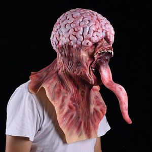 硅胶人脸面具剧本杀道具服装狼人杀面具全脸头套男恐怖气氛吓人惊