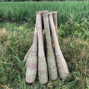 柳儿956218淘宝鱼篓装鱼竹编手工竹编捕鱼鱼篓有盖子竹笼收纳篮捉鱼