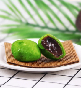 苏州特产长发西饼浆麦草青团糯米豆沙芒果蛋黄肉松