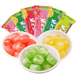 喔喔水果糖圣诞节礼物小零食结婚喜糖儿童糖果过年