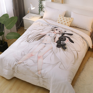 学生宿舍动漫二次元美女被子冬季加厚被芯春日野穹宅男春秋被棉絮