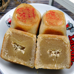 潮汕特产咸香宝岛饼 绿豆饼潮州饶平正宗宝斗饼传统手工糕点小吃