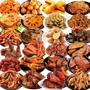 鸭头鸭脖子鸭锁骨鸭胗鸭翅香辣卤绝味肉类零食鸭货