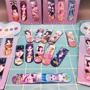 叶罗丽磁性纸质书签周边创意卡通动漫可爱精美趣味高颜值俩面不同图案