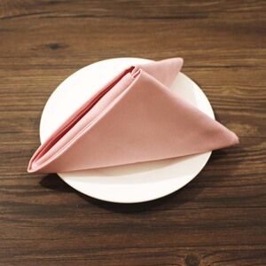 whx4850淘宝餐巾布纯棉 新款 纯色 全棉 折花口布