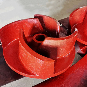 纸浆泵叶轮15h0g轮l-370-30铸浆泥浆泵开式水泵叶x配件 抽铁潜水