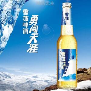 雪花啤酒玻璃瓶勇闯天涯