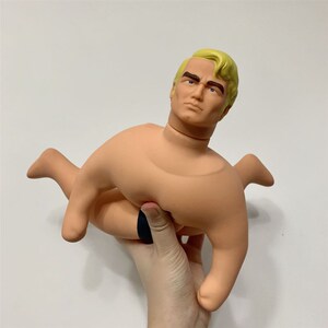 阿姆斯特朗大号弹力公仔创意解压玩偶橡皮人搞怪x拉扯玩具摆件