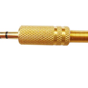 5m声焊接公插接头u 电脑耳机音响箱线维修配件立体镀双高档