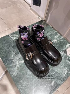 UTI尤缇 正品2021秋款 黑色女士皮鞋 休闲鞋 UH32