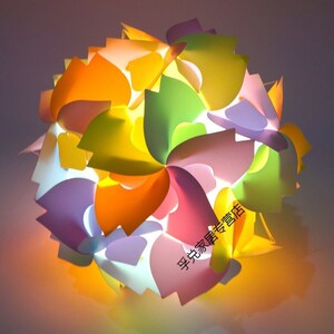 春节元旦元宵中秋儿童节云朵彩灯花灯手提灯笼小夜灯led手工diy拼