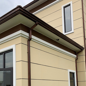 出售成品檐沟铝合金别墅天沟外墙金属滴水槽转角彩铝落水槽排水管