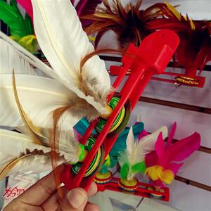 挂毽子夹