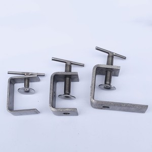 78帅登博旗舰店天猫不锈钢304老虎夹卡夹吊丝 钢梁夹子钢管方形夹c