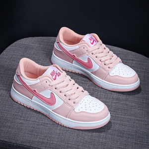 耐克aj女鞋小白鞋2022年夏秋季新款樱花粉百搭时尚板鞋平底运动鞋
