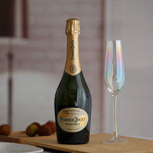 现货秒发法国巴黎之花perrierjouet香槟干型葡萄酒桃红粉红起泡酒