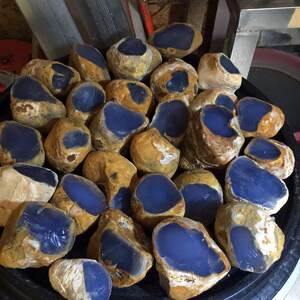 土耳其蓝玉髓原石