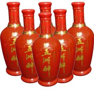 i52°泸州老窖公司五洲醉(2012年的老酒整箱装500ml*6瓶)