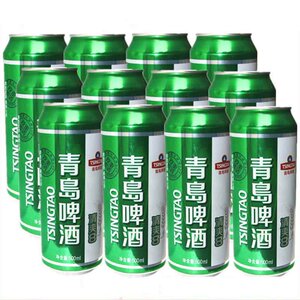 青岛啤酒清爽8度啤酒500毫升*8/16/大罐听装特价啤酒包不兑奖