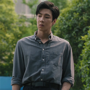 陪你一起好好吃饭余昊高瀚宇同款深灰色衬衫翻领时尚开衫上衣男女