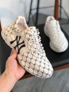 lv bv女鞋欧洲站男鞋冬新款加绒百搭休闲印花真皮ny小白鞋老爹鞋