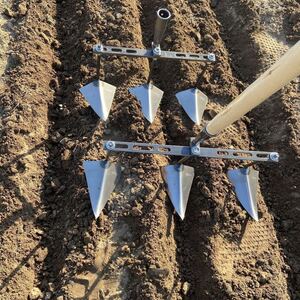 开沟神器农用种菜工具起垄翻地松土神器挖沟除草三角开沟锄手拉犁