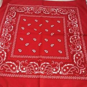 腰果花方巾hiphop方巾涤纶嘻哈街舞发带围巾围脖丝巾披肩头巾头巾