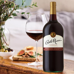美国进口原瓶红酒加州乐事blend308系列热半干红葡萄酒1.5l大支装