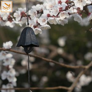 新品日式山铁风铃富士铸风铃寺院风铃铛挂件门福禅意y风铃祈上好