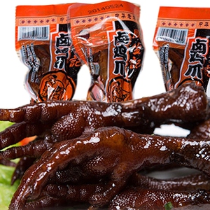 周生记卤鸡爪真空装单只装浙江湖州特产卤味鸡爪鸡