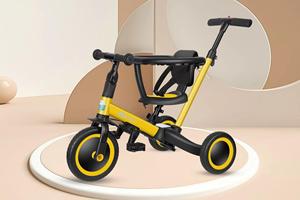 儿童三轮车脚踏平衡宝宝娃多功能神器手溜三合一推车遛岁滑行1推