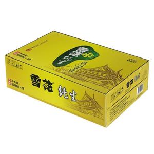 雪花纯生啤酒8度330ml*24罐匠心营造易拉罐装啤酒整箱特价正品