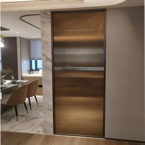 茶色长虹夹胶玻璃隔断灰色瓦楞条纹艺术玻璃长虹夹丝玻璃黑色超白