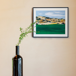 蜂鸟集 吴冠中风景新中式现代卧室书房挂画油画装饰画