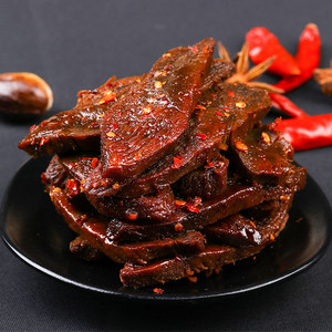 大霸王手撕肉干30包盒装休闲办公室零食香辣肉脯