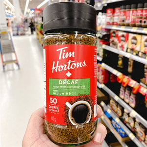 现货正品 进口Tims加拿大Tim hortons速溶咖啡粉 天好 100g玻璃瓶