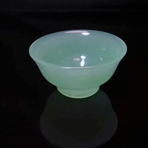 新款 天然阿富汗玉石茶杯酒杯功夫茶具茶碗养生高端玉石单个主人