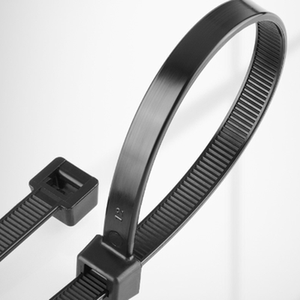 扎带10x500黑色尼龙大扎带9毫米宽100条塑料卡扣电缆捆扎宽扎带