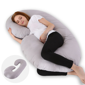 跨境新款孕妇枕C型 护腰侧睡枕芯孕妇睡觉枕头哺乳枕