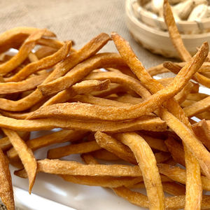 炒红薯干农家自制地瓜零食红薯干低甜地瓜条铁锅无糖无油红薯干