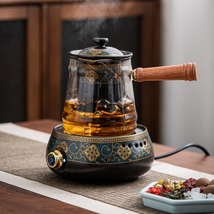 罐罐茶煮茶器套装电陶炉甘肃西北耐热玻璃专用家用养生壶迷你花茶