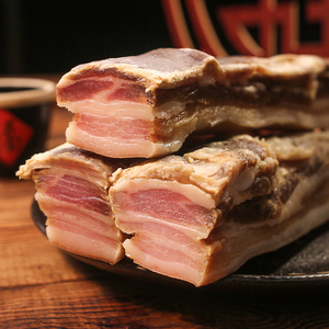 客道刀板香五花腌制腊香咸肉袋装2斤宴席私房菜特色半成品食材