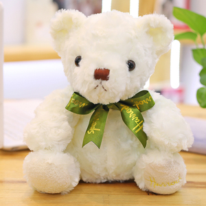 22/新品可爱丝巾礼迪熊熊仔小公毛绒g玩具玩偶婚庆抓机布娃娃女生