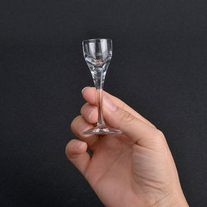 萌睿(mengrui)小酒杯一钱玻璃一口杯品酒杯饭店酒庄用杯子水晶