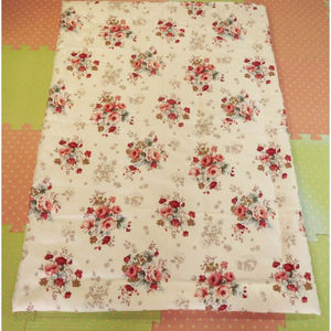 定做可洗婴儿童棉质小褥子女性生理期月经期床垫大姨妈桔红色三朵