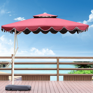 晖济遮阳伞户外庭院伞露天摆摊大伞室外花园阳台别墅遮阳棚扳手伞